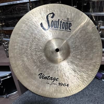Soultone 14" Vintage Old School 1964 Hihat Cymbals image 5