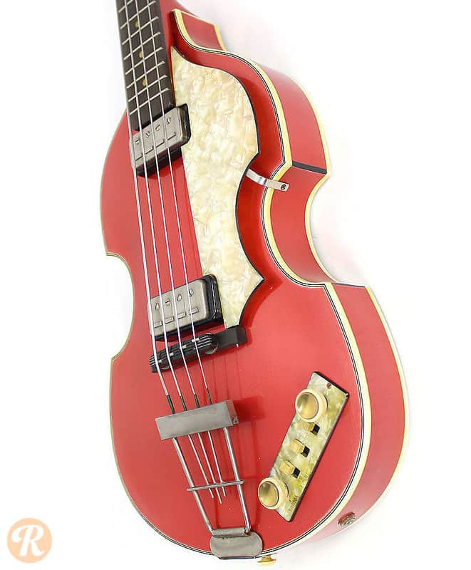 Hofner 500/1 Vintage '62 Burgundy Relic image 2