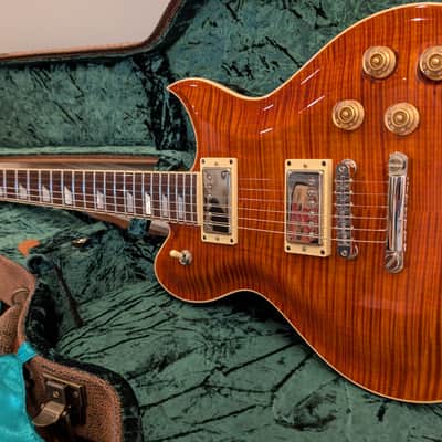 Washburn WI580 USA Custom Shop Electric Guitar / 2008 / MINT / Original HSC / Paperwork - Flame image 2