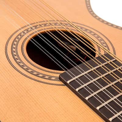 Vintage 'Viator' Paul Brett 12-String Electro-Acoustic Travel Guitar ~ Natural image 7
