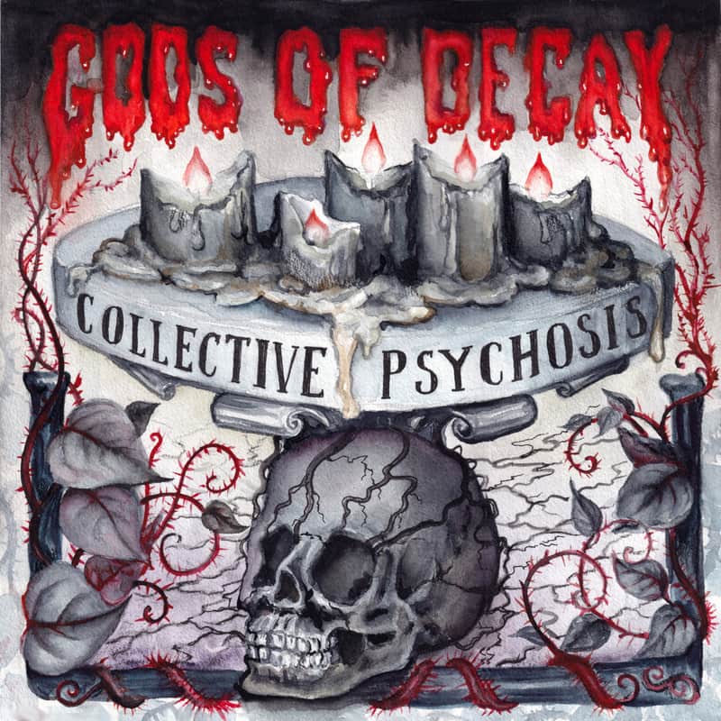 Sliptrick Records Gods of Decay 1st Album "Collective Psychosis" 【CD Album】 image 1