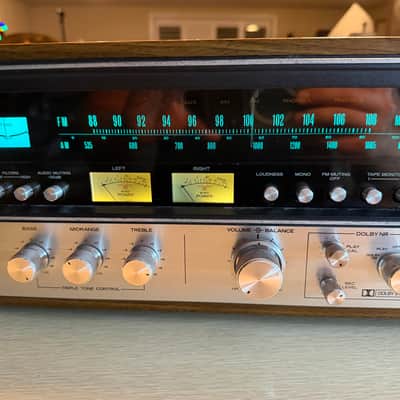 Vintage 1970's Sansui 8080DB Stereo Receiver Full Fresh Service New Bulbs Beauty image 8