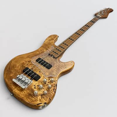 Cort GB-Modern 4 String Electric Bass Guitar - Open Pore Vintage Natural image 12