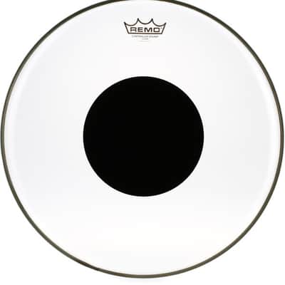 Remo Controlled Sound Clear Black Dot Drumhead - 16 inches image 2