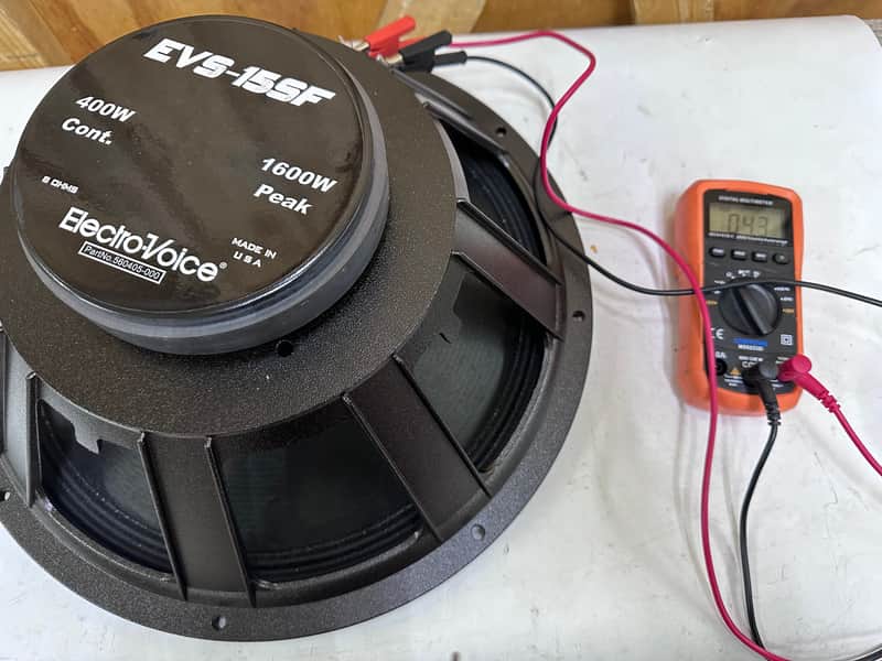 Electro Voice EVS-15SF 単品１本　動作良好品 Electro Voice EVS-15SF 15