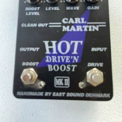 Carl Martin Hot Drive ‘N Boost MKII Overdrive Distortion Guitar Effect Pedal image 2