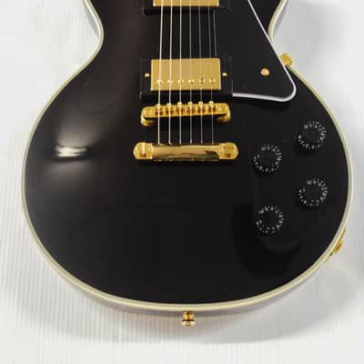 Epiphone "Inspired by Gibson Custom" Les Paul Custom - Ebony image 3