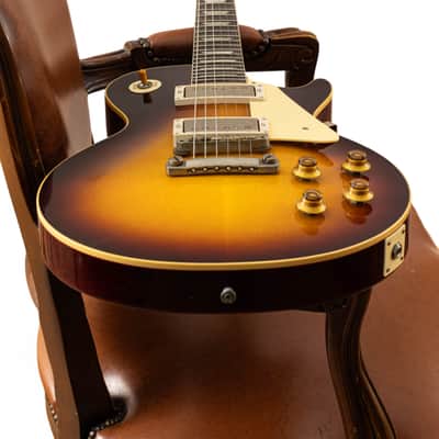 Gibson Custom 1958 Les Paul Standard Reissue Bourbon Burst Ultra Light Aged image 9