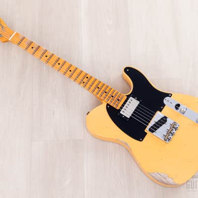 Fender Custom Shop Limited '51 Telecaster HS Blackguard Relic w/ Humbucker, Faded Butterscotch image 10