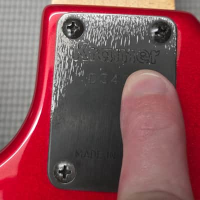 Kramer Pacer Deluxe 1985 - Metallic Red image 4