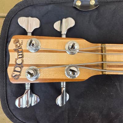 Vintage Late 1970's S. D. Curlee Standard Medium Scale Bass Guitar w/ Fender Gig Bag! image 6