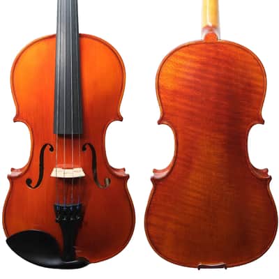 Handmade 4/4 Violin Outfit Italian Spruce, 1pc Maple Back, Rich Tone, Case & Bow image 2