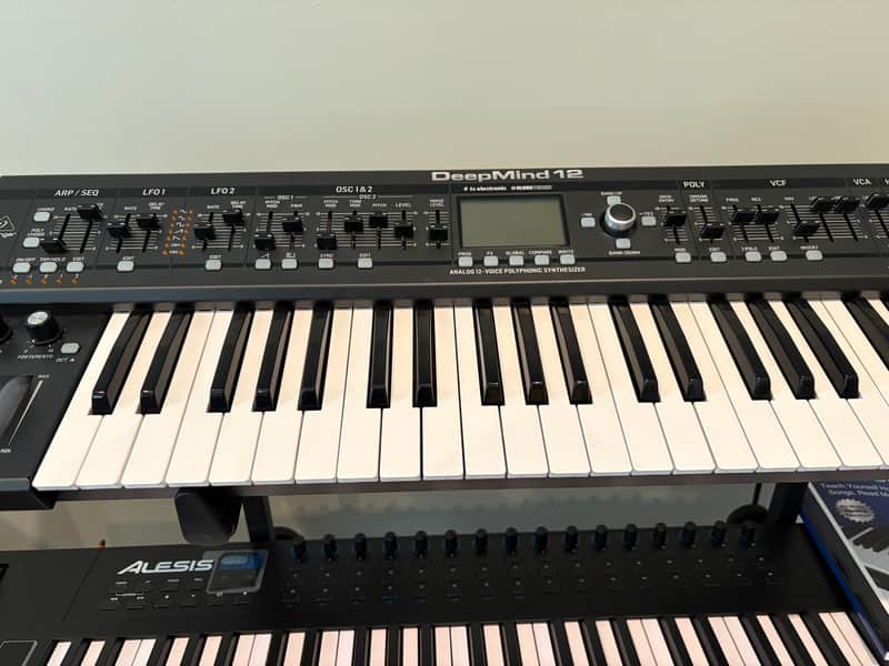 Behringer DeepMind 12 49-Key 12-Voice Polyphonic Analog Synth 2016 - Present - Black image 1