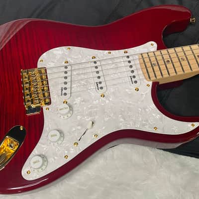 NEW ! Fender Richie Kotzen Stratocaster - Transparent Red Burst - Made in Japan - Authorized Dealer - 8.1 lbs - G05405 image 4