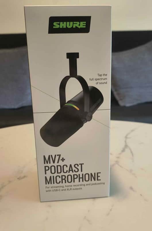 Shure MV7+ XLR / USB Cardioid Dynamic Microphone