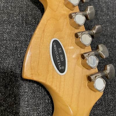 Greco SE 500 Super Sounds 1979' Sunburst with non-orginal vintage Japanese case 1979 - Sunburst image 11
