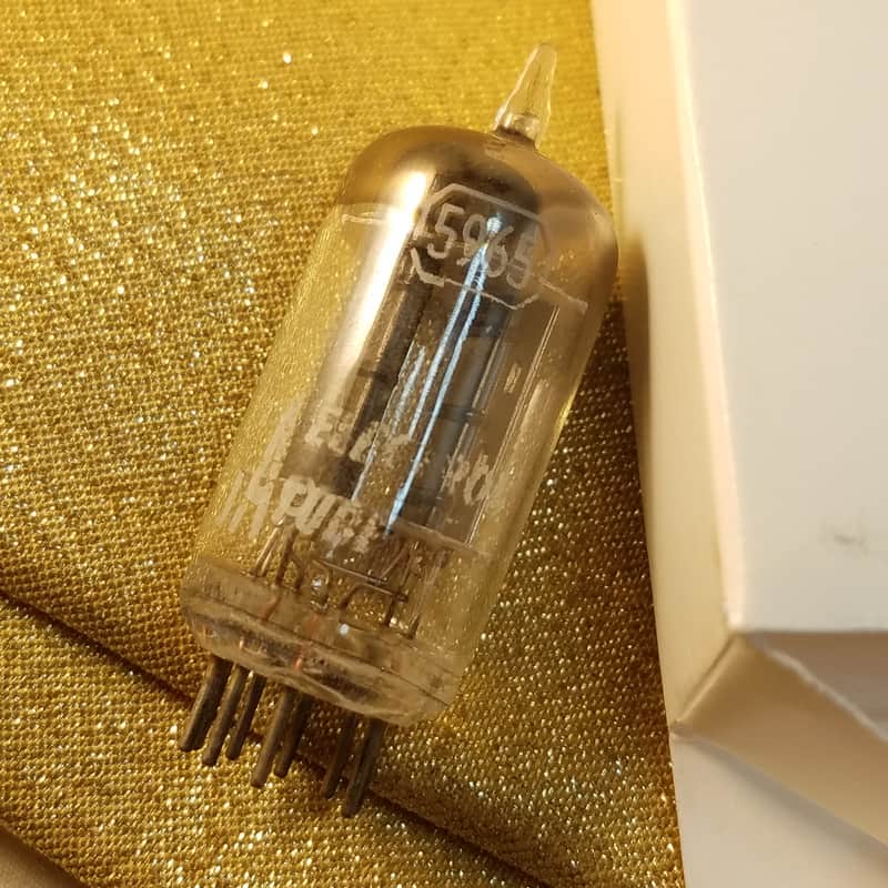 RCA 5965 dual triode tNOS AT1000 TESTED Vacuum Tube T1 12AV7 1955-1957 image 1