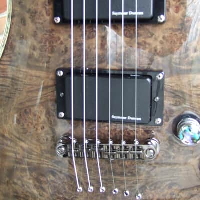 Michael Kelly Vex Deluxe 2000's Brown/Black Quilt Seymour Duncan Pickups image 5