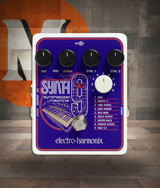 Electro-Harmonix SYNTH9 Synthesizer Machine Pedal (SYNTH9) image 1