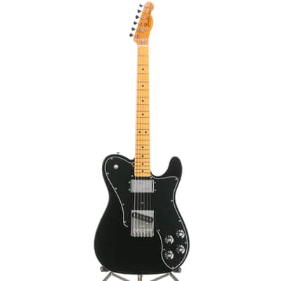 Fender Certified Pre-Owned American Vintage II 1977 Telecaster Custom, Maple Fingerboard, Black (E1) (30759) image 5
