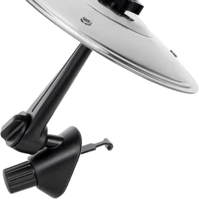 Car Cymbal Air Vent - Clip-On Mini Car Symbol Drum for Music Lovers & Drummers, Car Crash Cymbal for All Types of Vehicles, Easy Installation and Rugged (Silver) image 3