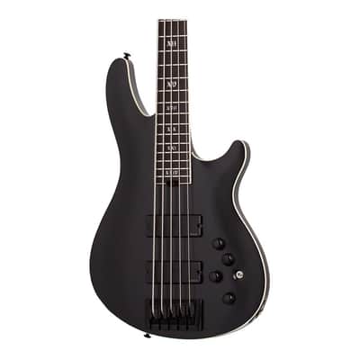 Schecter SLS Elite-5 "Evil Twin" 5-String Bass - Satin Black image 1