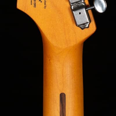 Squier 40th Anniversary Stratocaster Vintage Edition Black Anodized Pickguard Satin Wide 2-Color Sunburst (592) image 6