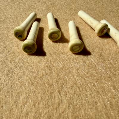 Acoustic Guitar Bridge Pins Pre 1940 & 1980(Pearl) image 3
