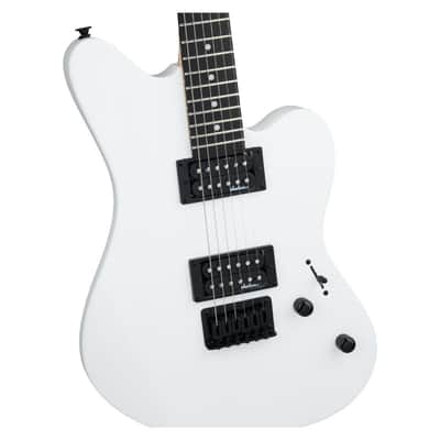 Jackson JS Series Surfcaster JS22 HT 6-String Right-Handed Electric Guitar with Poplar Body, Bolt-On Maple Neck, and Amaranth Fingerboard (Snow White) image 4