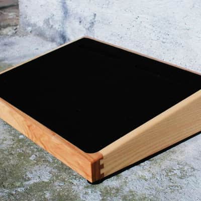 Custom Wood Pedalboard 18" x 13" image 4