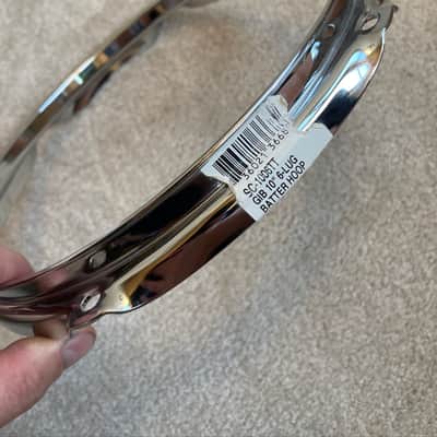 Gibraltar 10” Tom drum hoop - 6 hole 00s - Chrome image 1
