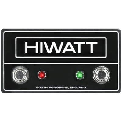 Hiwatt FS201LJPB | 2-Button Latching Footswitch for Compatible TRS Amplifiers. New with Full Warranty!