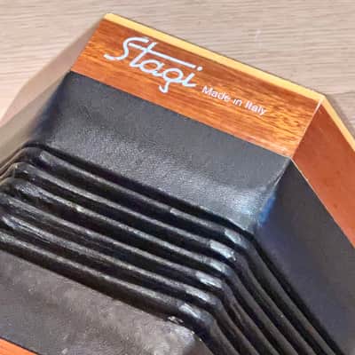 Nice Mahogany Stagi A48 English Concertina, Includes Soft Case & Books Made in Italy ! image 5