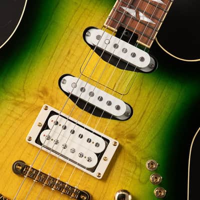 Kz Guitar Works SS-1 Deluxe - Green Burst image 3