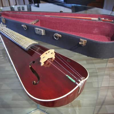 Vintage Johannes Pugh Violinett #589 Bowed Tabletop Violin Near Mint with Original Hard Shell Case image 7