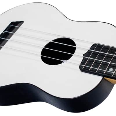 Flight TUS35 White Travel Soprano Ukulele - plastic and a laminate linden top - white image 5