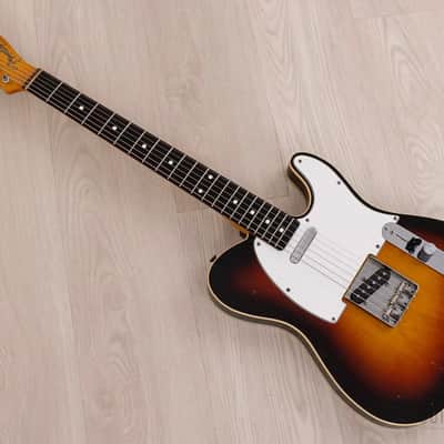 1983 Fender Telecaster Custom ‘62 Vintage Reissue TL62B-70 Sunburst A-Serial, Japan MIJ Fujigen telecaster custom 1983 - vintage sunburst image 4