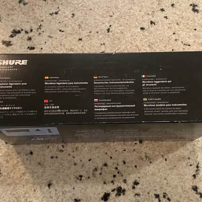 Shure SM57 Cardioid Dynamic Microphone 1984 - Present - Black image 7