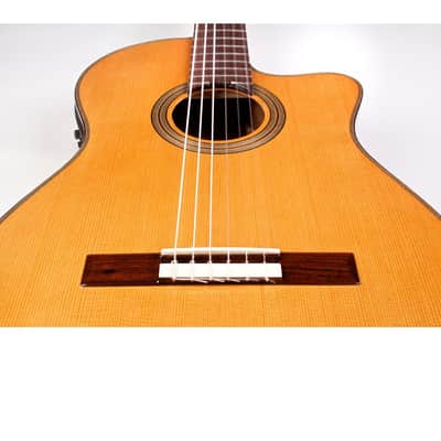 Cordoba Fusion 12 Natural CD Natural - Solid Cedar Top - Acoustic Electric Nylon String Guitar image 2