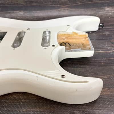 90s Charvel by Jackson ARK AR-090-SSH Body White Made in Japan w/Plate image 4