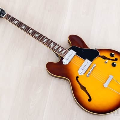 1968 Gibson ES-330 TD Long Neck Vintage Guitar Ice Tea Sunburst, Collector-Grade w/ Case image 12
