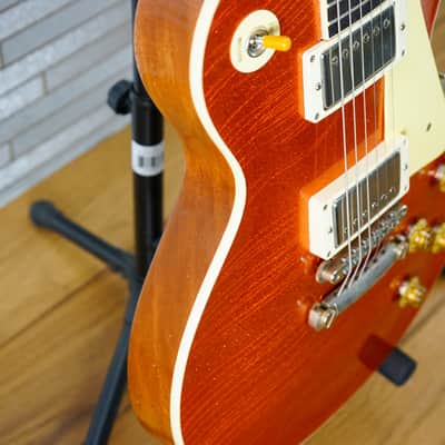 Custom Shop Murphy Lab '57 Les Paul Custom Ultra Light Aged - Orange Sparkle image 7