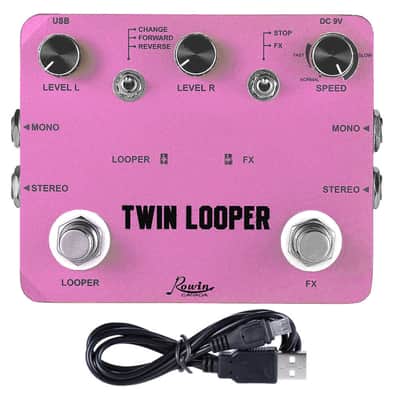 ROWIN LTL-02 Twin Looper and Recording Guitar Effect Pedal image 1