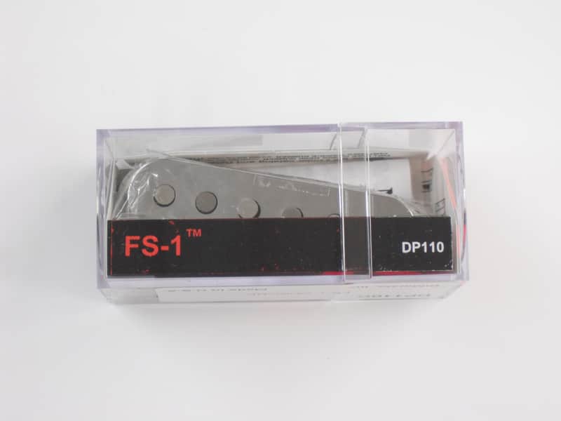 DiMarzio FS-1 Single Coil Pick-up W/Chrome Plated Cover DP 110 image 1