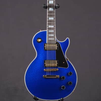 Gibson Custom Shop Les Paul Custom - Dark Blue Sparkle image 3