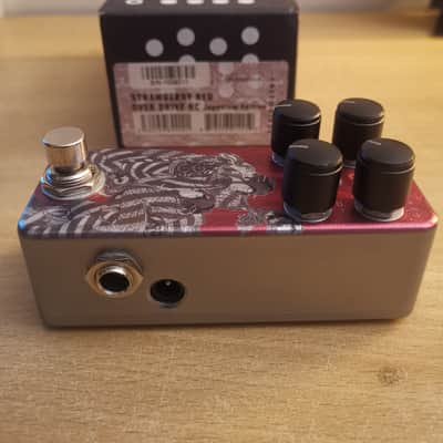 One Control Strawberry Red Overdrive RC Japonism Edition OC-SRODRCn 2024 - Custom Screen printed image 5