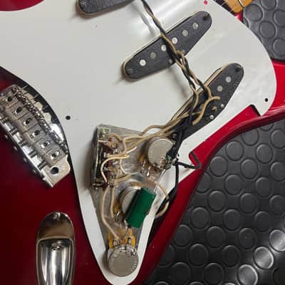 Fender Japan '57 Reissue Stratocaster ST57-70 Candy Apple Red – Maple Neck (Q-Serial, Upgraded Van Zandt Bridge Pickup) image 16