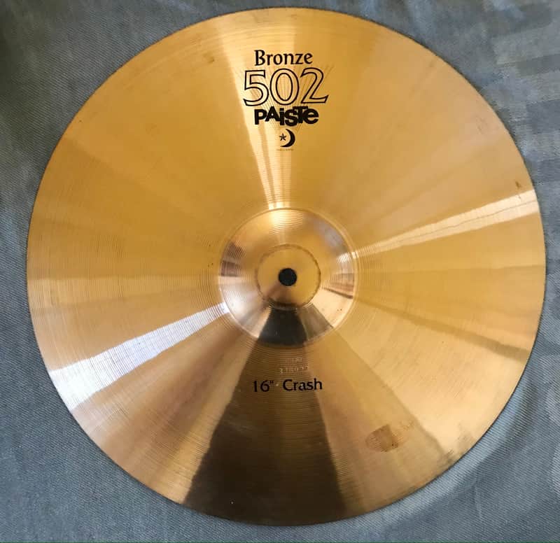 Paiste 502 Bronze 16" Crash Cymbal 16" Crash Cymbal (Indianapolis, IN) image 1