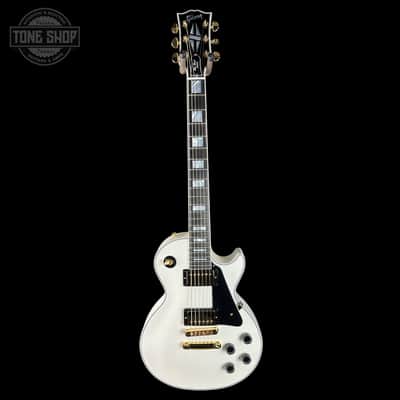 Gibson Custom Les Paul Custom w/ Ebony Fingerboard Gloss Alpine White w/case CS600898 image 2