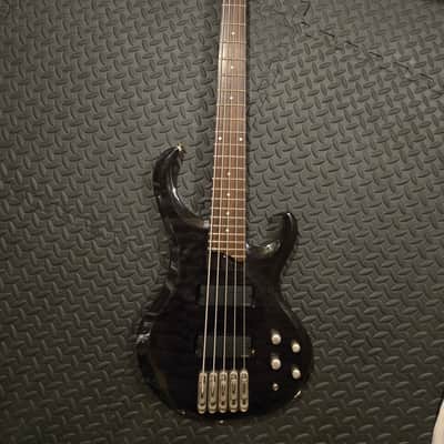 Ibanez BTB405QM-TK with Fishman Fluence Pickups - Standard 2001 - 2007 - Transparent Black 5 string image 1